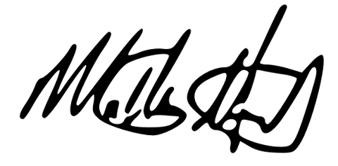 Matt's signature